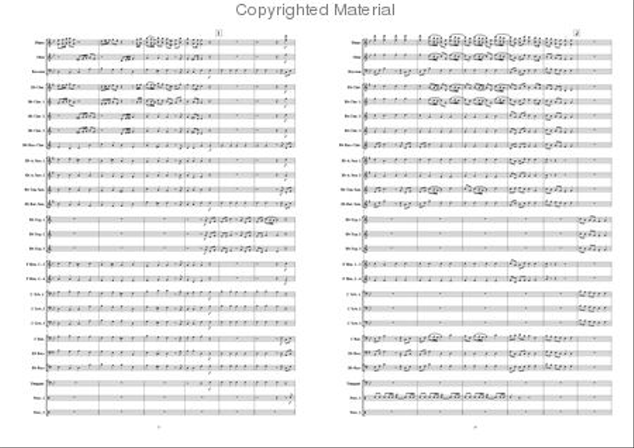 Samson Concert Band scores gallery preview page 13