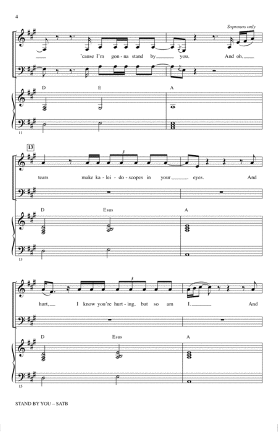 Stand By You Stand By You 4-Part scores gallery preview page 3