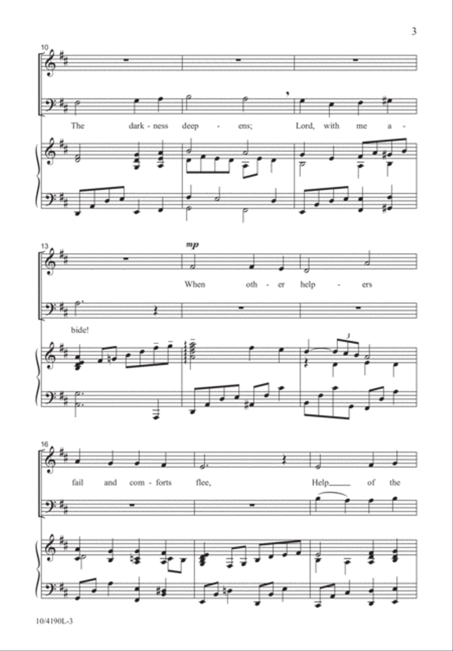 Abide with Me Abide with Me 4-Part scores gallery preview page 3