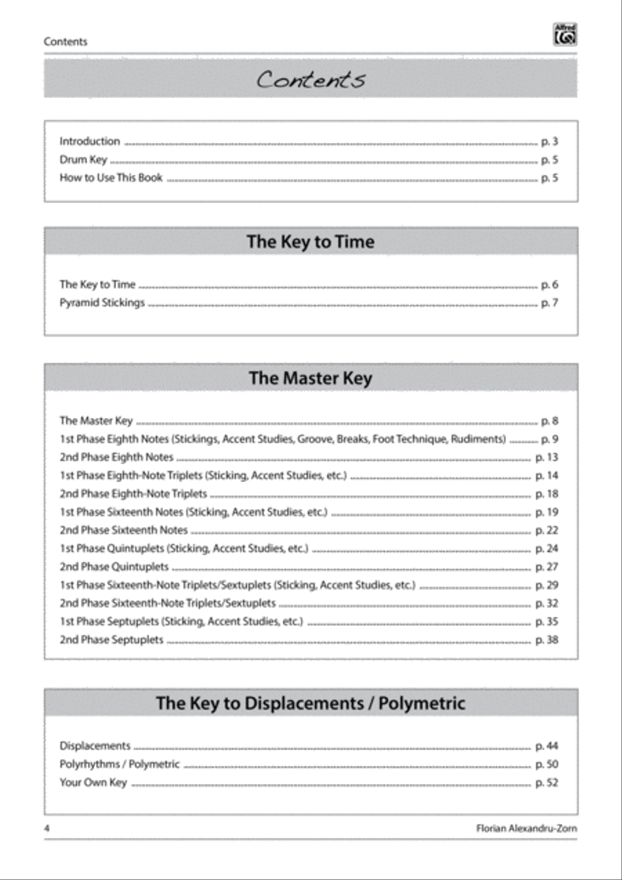 The Drum Master Key Drum Set scores gallery preview page 4