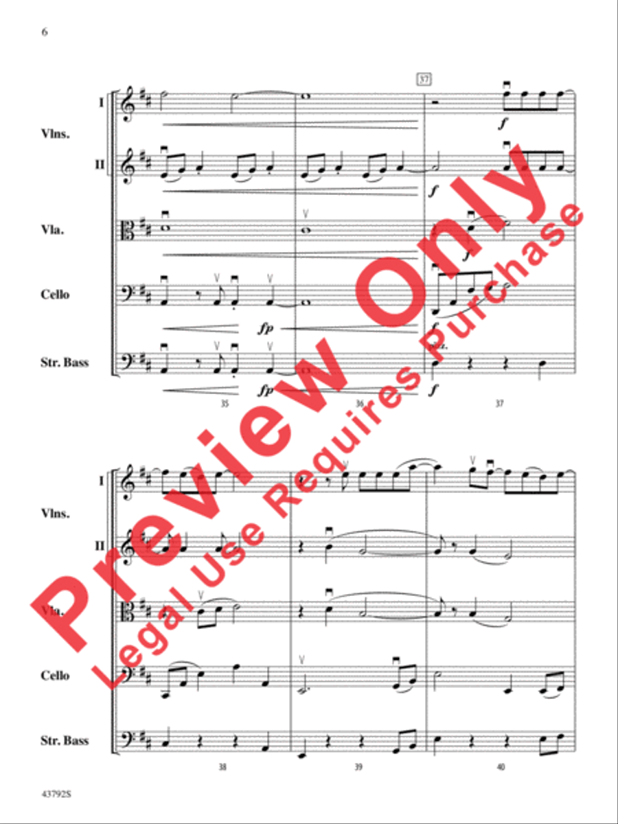 I Don't Want to Miss a Thing String Orchestra scores gallery preview page 25