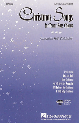 Book cover for Christmas Songs (Collection for Tenor Bass Chorus)