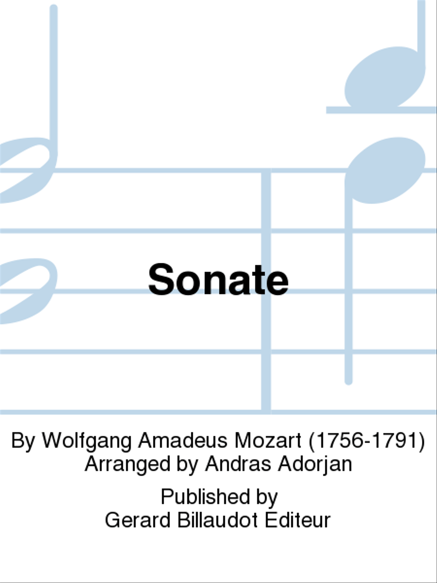 Sonate Chamber Music scores gallery preview page 1