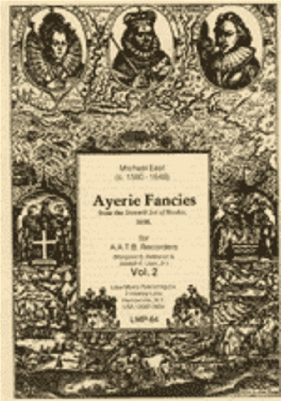 Ayerie Fancies from the Seventh Set of Bookes (1638), Vol. 2 4-Part scores gallery preview page 1