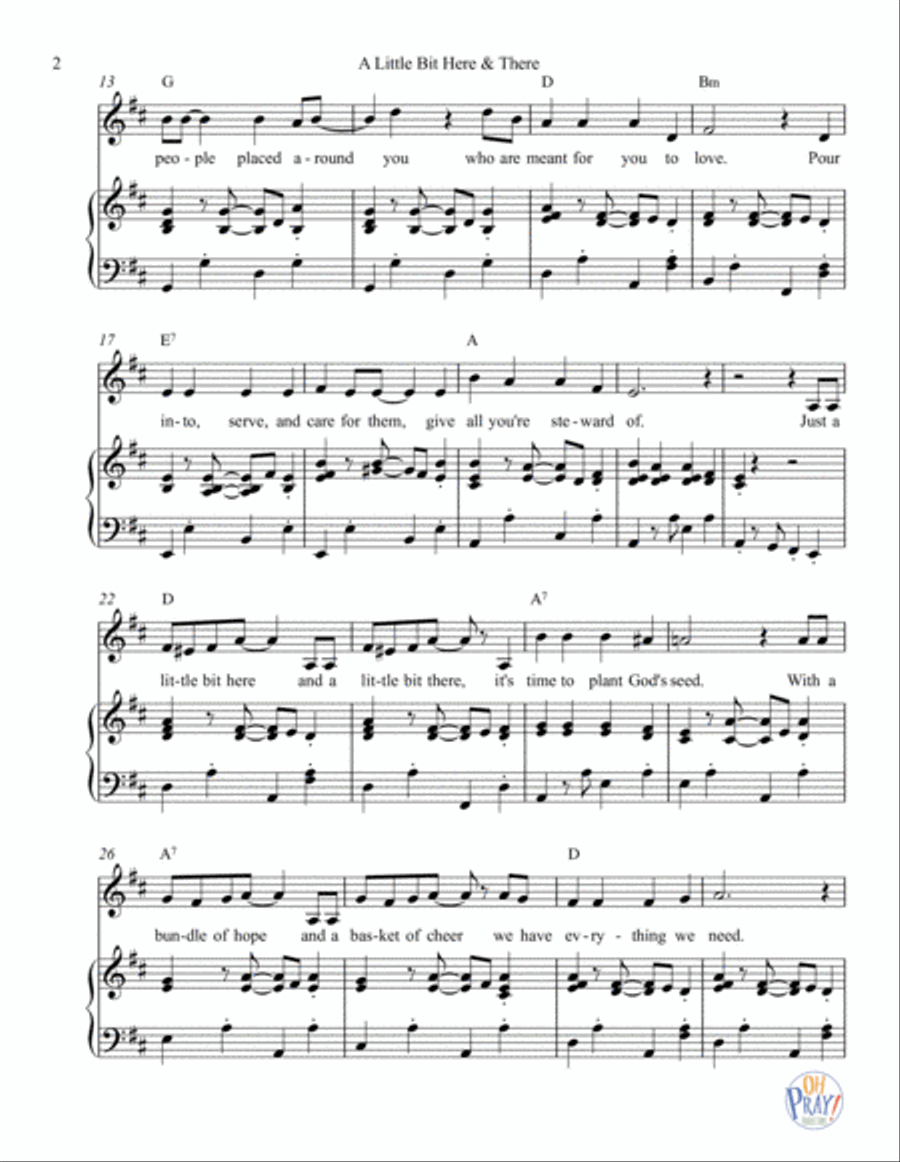 A Little Bit Here & There Voice scores gallery preview page 3