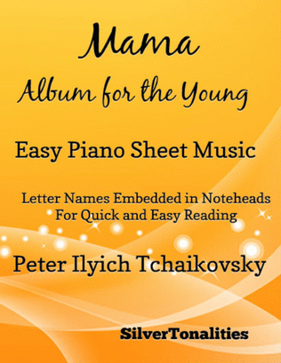 Book cover for Mama Album for the Young Easy Piano Sheet Music