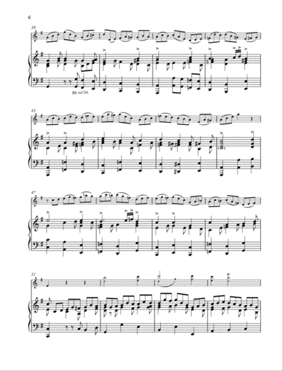 Jesu, Joy of Man's Desiring Violin Solo scores gallery preview page 3
