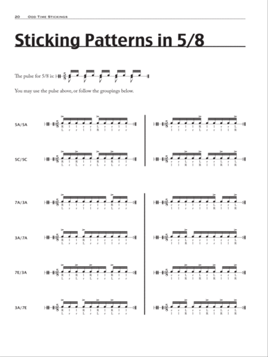 Odd Time Sticking Percussion scores gallery preview page 9