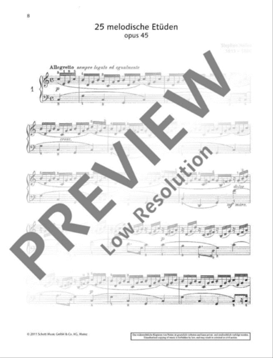 25 Melodic Studies Piano Method scores gallery preview page 9