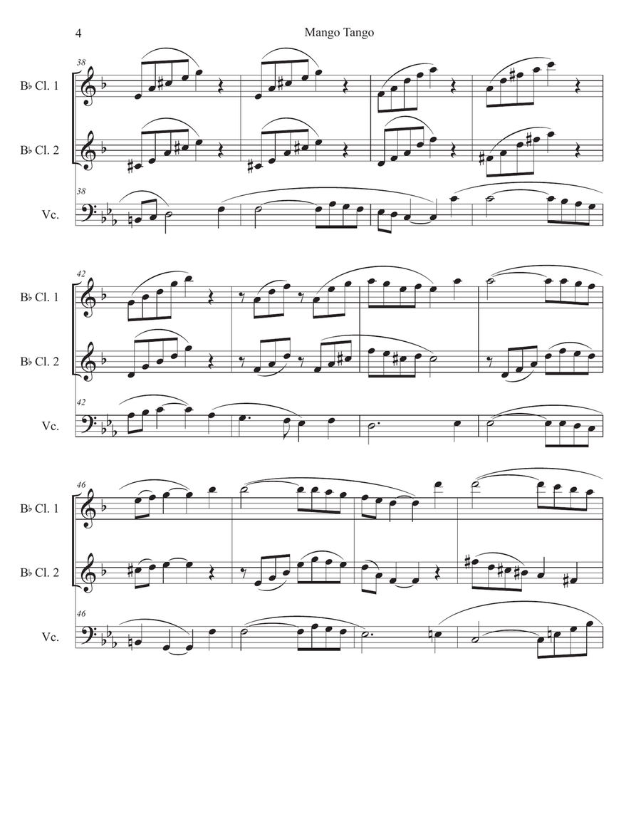 Mango Tango Small Ensemble scores gallery preview page 4