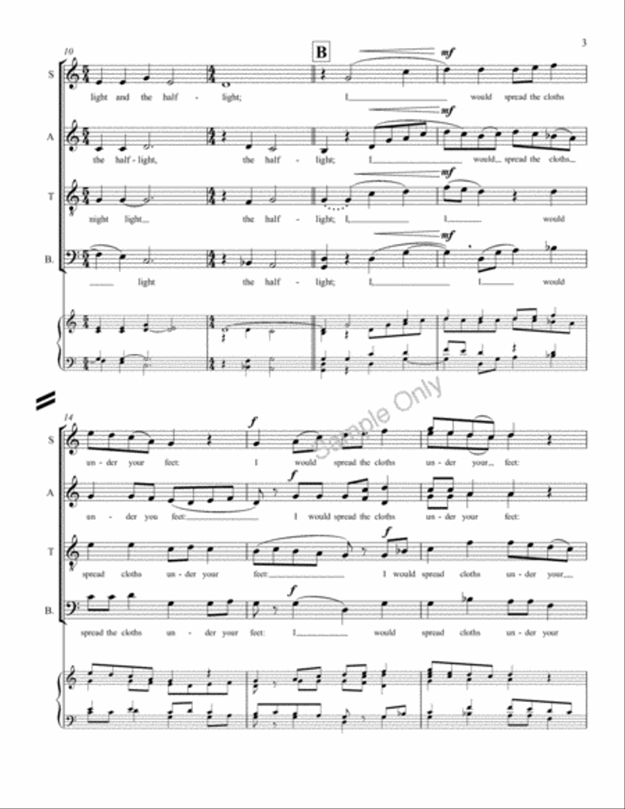 Tread Softly 4-Part scores gallery preview page 3