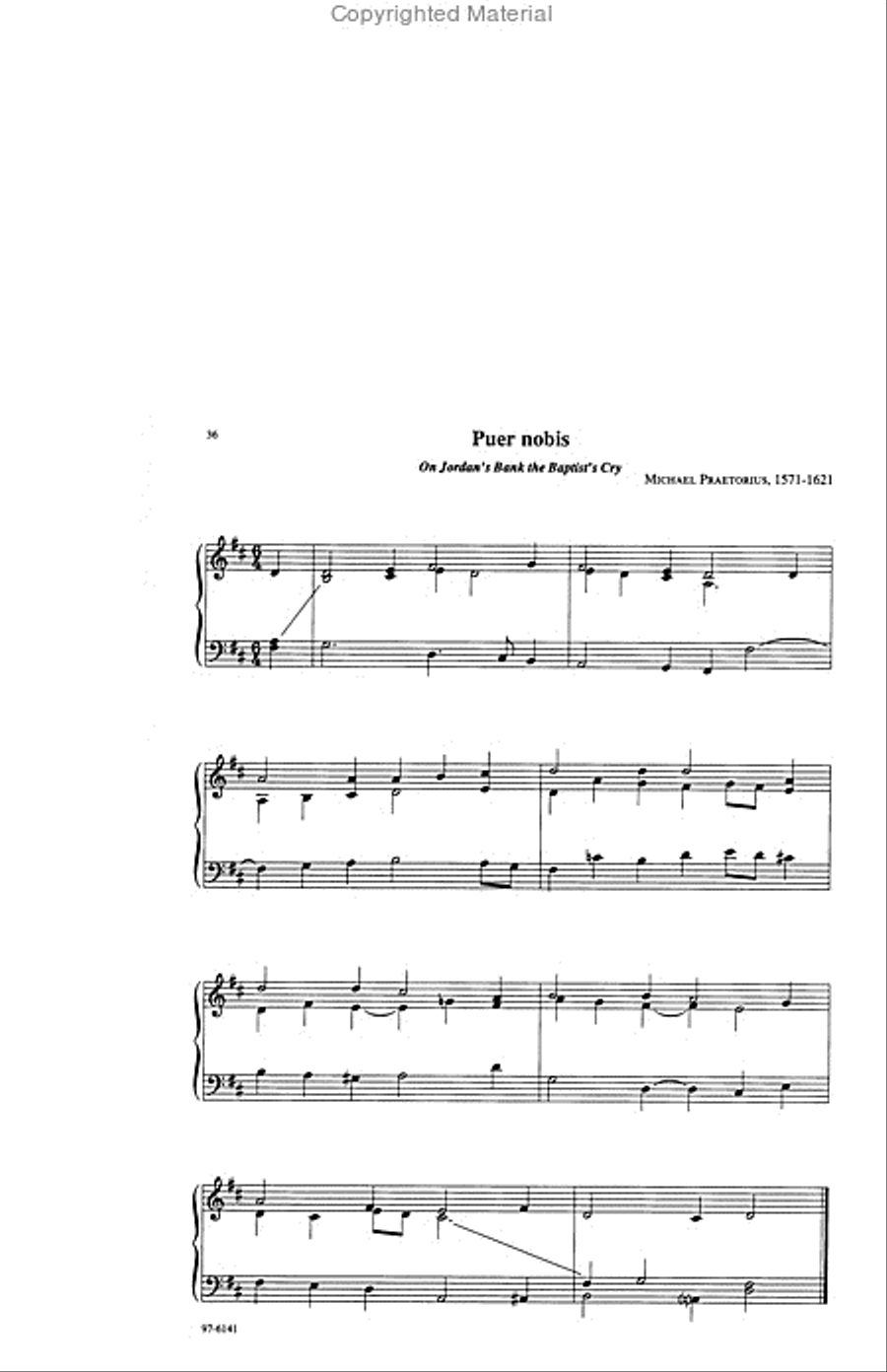 Easy Hymn Accompaniments for Organ or Piano Organ scores gallery preview page 14