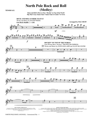 Book cover for North Pole Rock And Roll (Medley) - Tenor Sax