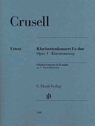 Book cover for Clarinet Concerto in E-flat Major Op. 1