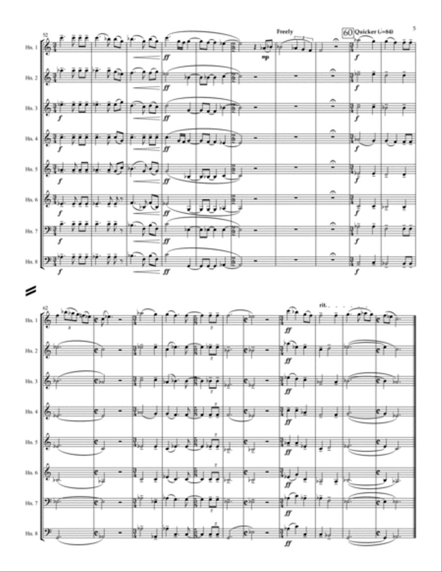 715 - Creeks 715 - Creeks A Cappella scores gallery preview page 5