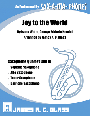 Book cover for Joy to the World - Saxophone Quartet (SATB)