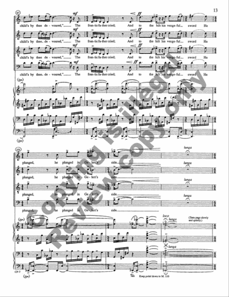 Beth Gelert 4-Part scores gallery preview page 15