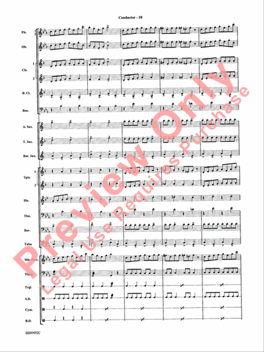In the Hall of the Mountain King Concert Band scores gallery preview page 13