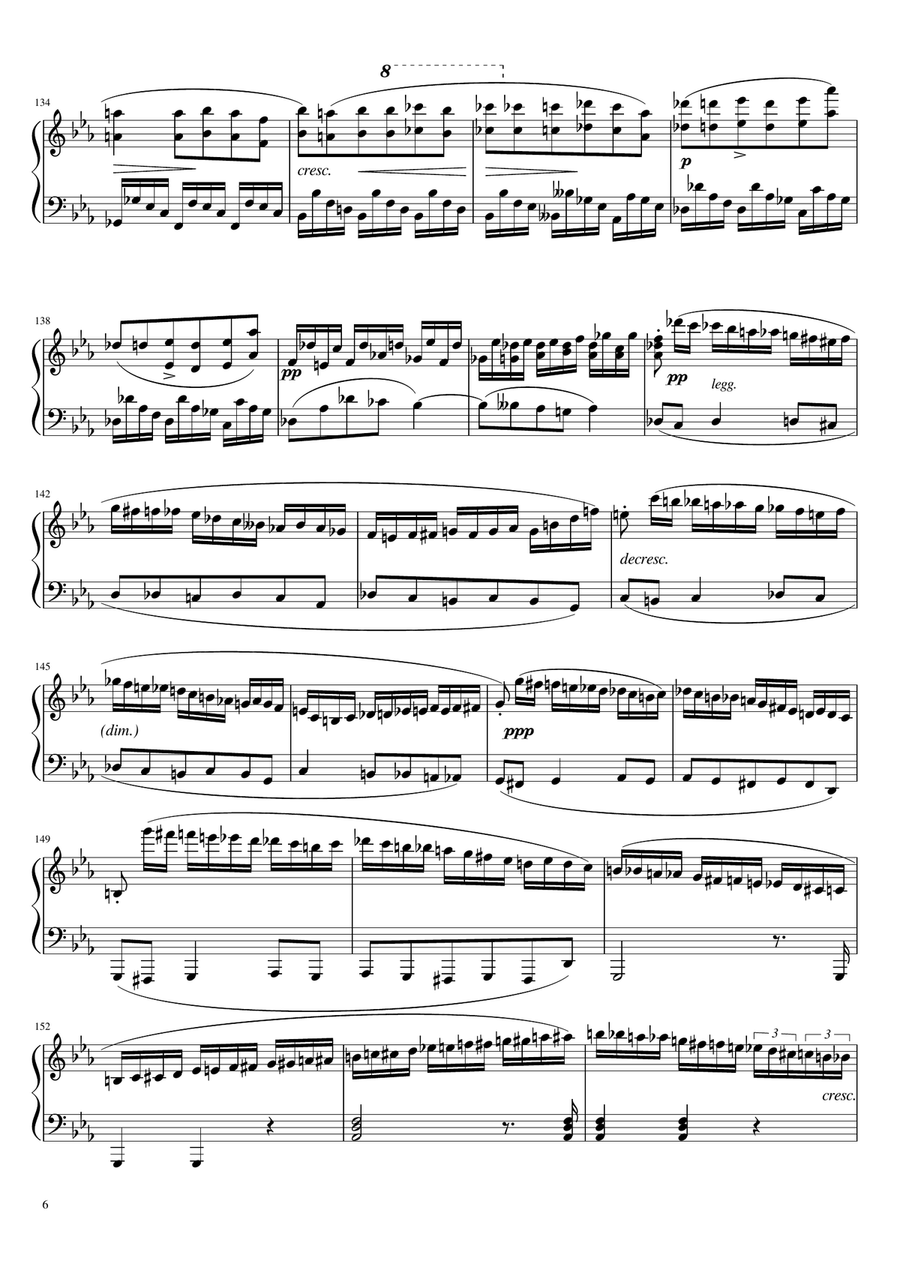 Schubert - Piano Sonata No. 19 in C Minor, D.958 - Original For Piano Solo Complete Piano Solo scores gallery preview page 6