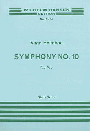 Holmboe: Symphony No.10 (Study Score)
