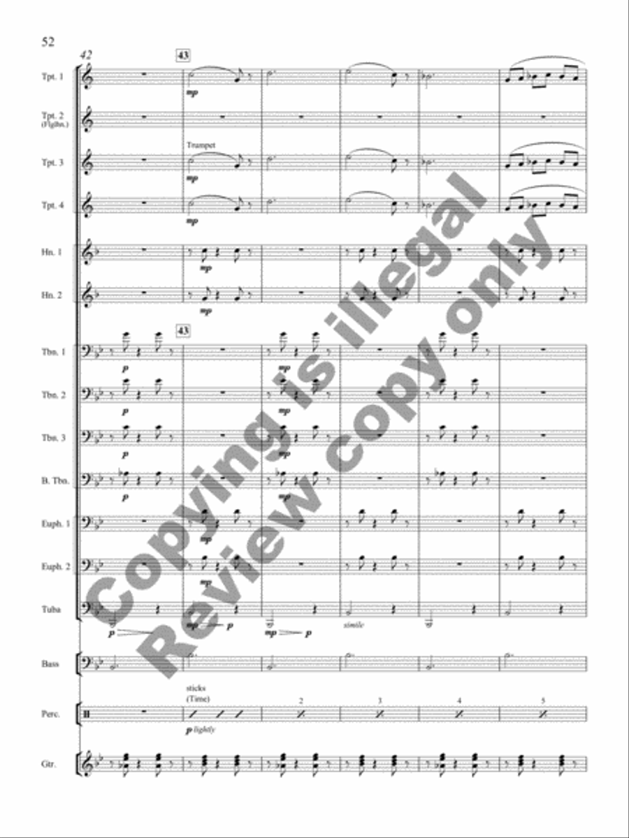 Christmas Brass Brass Band scores gallery preview page 43