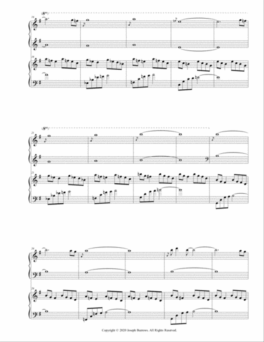 Clouds - Piano Duo Clouds - Piano Duo Piano Duet scores gallery preview page 2