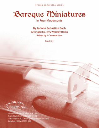 Book cover for Baroque Miniatures