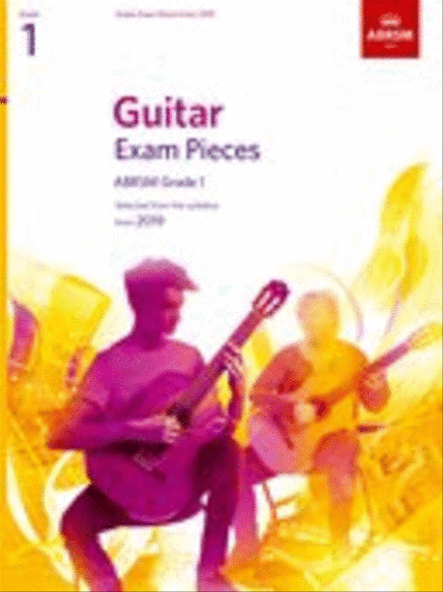 Guitar Exam Pieces from 2019, ABRSM Grade 1 Classical Guitar scores gallery preview page 1