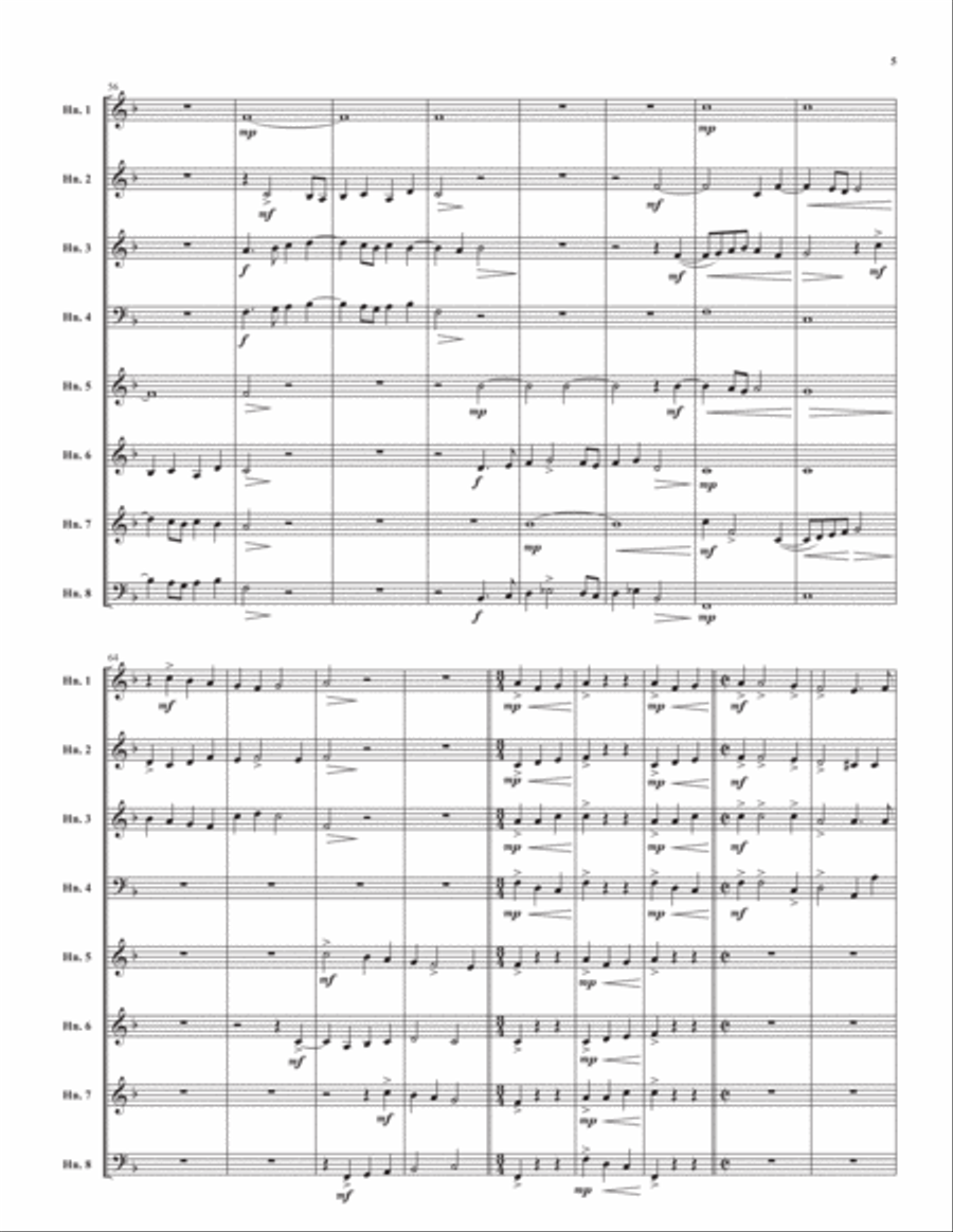 Ave regina caelorum Ave regina caelorum Horn scores gallery preview page 6