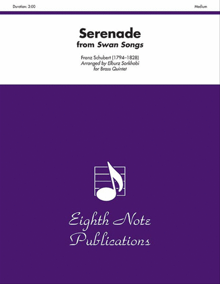 Serenade (from Swan Songs) Brass Quintet scores gallery preview page 1