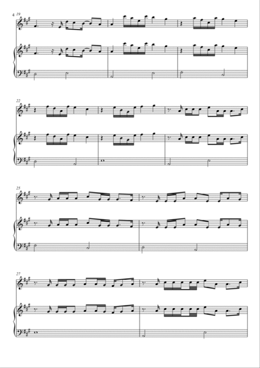 Like My Father Like My Father String Duet scores gallery preview page 4