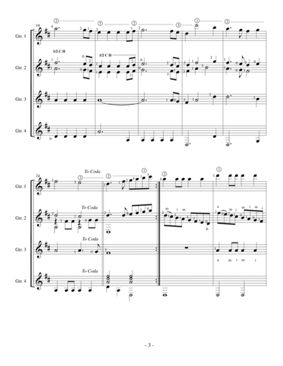 Christmas Music for Classical Guitar Quartets, Vol. 1