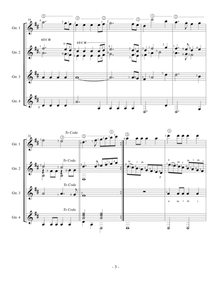 Christmas Music for Classical Guitar Quartets, Vol. 1
