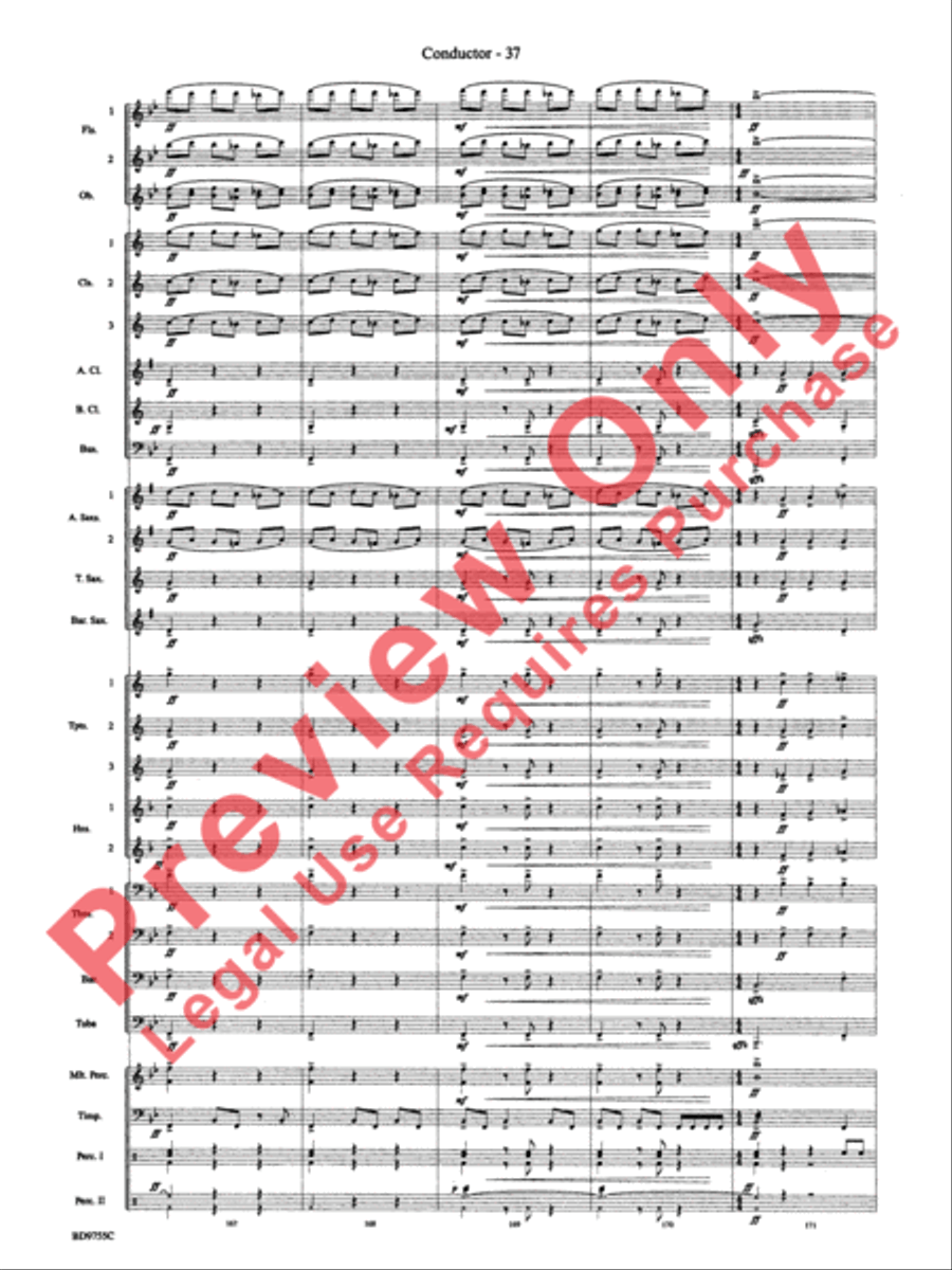 The Maelstrom The Maelstrom Concert Band scores gallery preview page 40