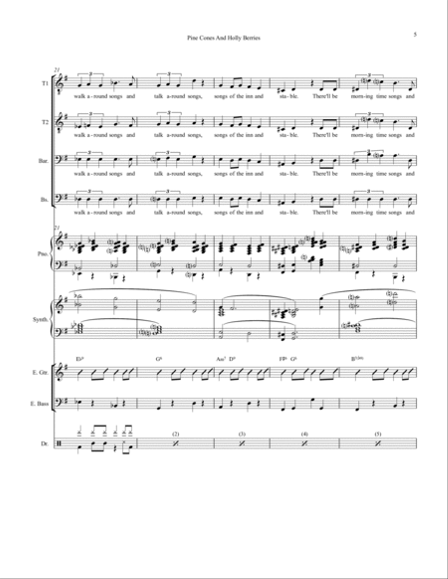 It's Beginning To Look Like Christmas Small Ensemble scores gallery preview page 5