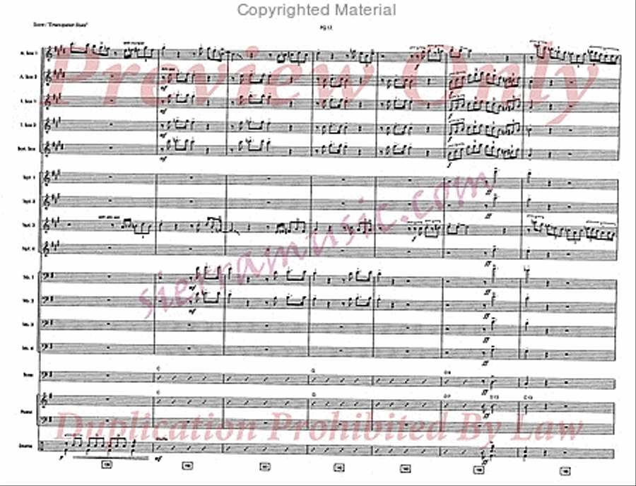 Emancipation Blues Emancipation Blues Big Band scores gallery preview page 18