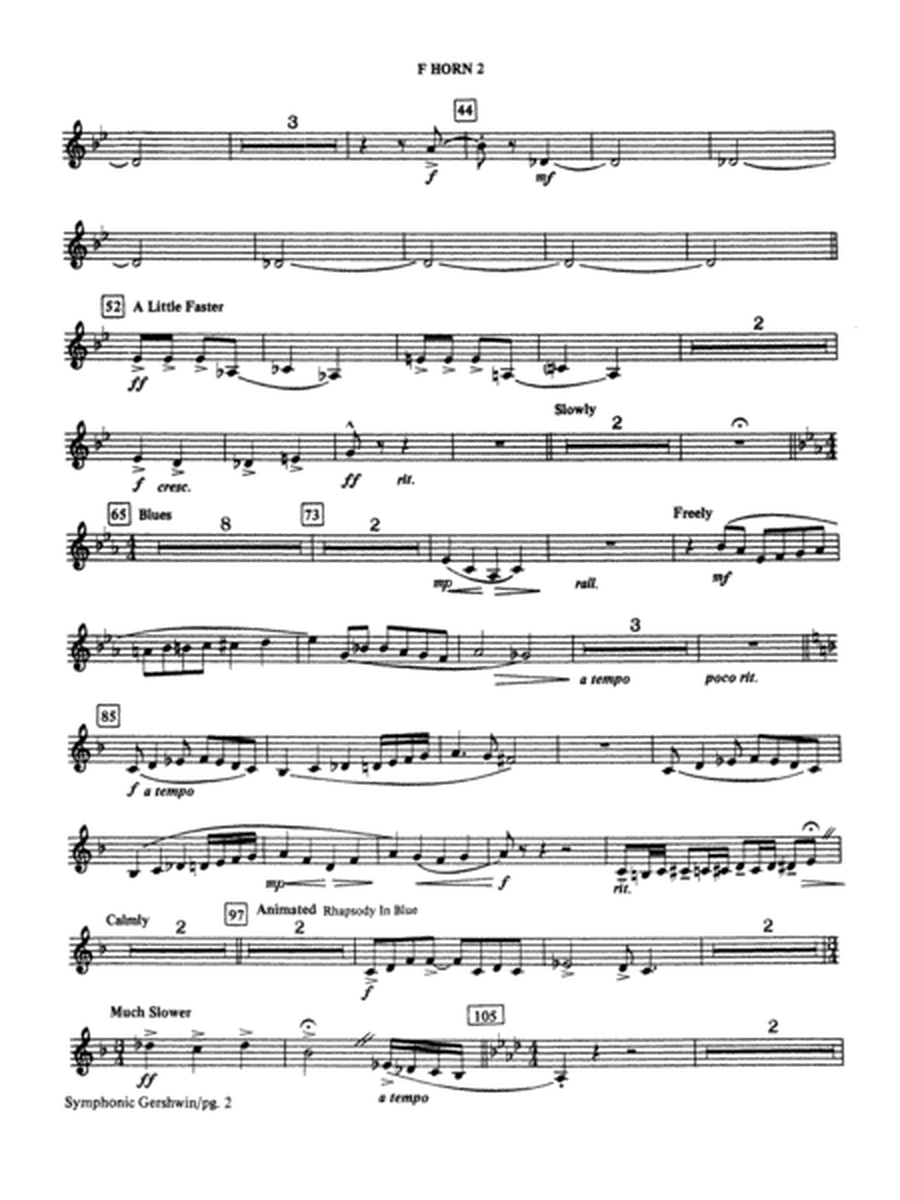 The Symphonic Gershwin: 2nd F Horn