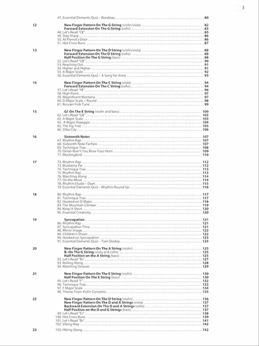 Essential Elements for Strings – Book 2 with Online Resources String Orchestra scores gallery preview page 3