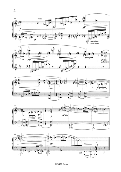 Schoenberg-Drei Klavierstücke,3 Pieces,Op.11,for Piano