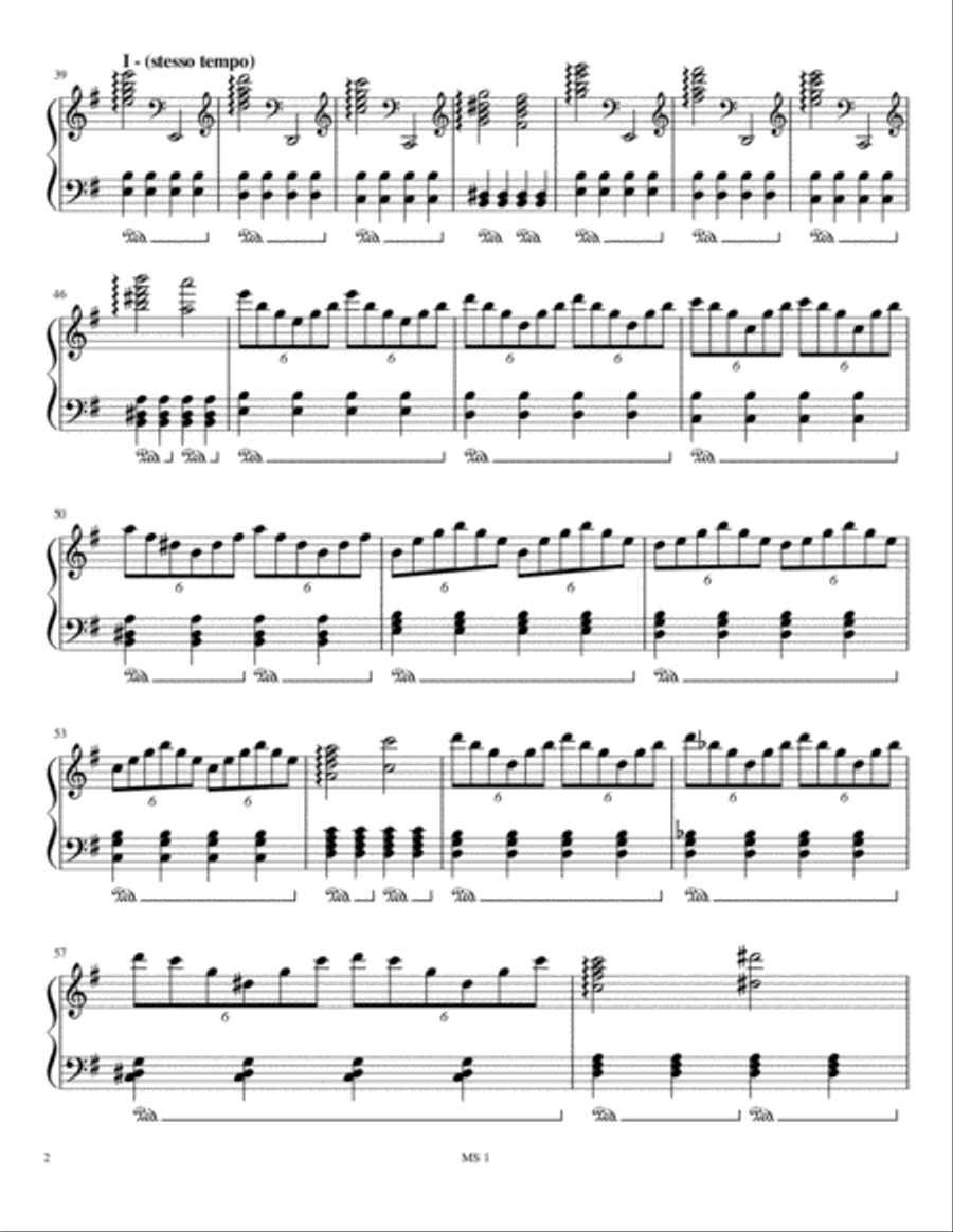 Suite di balli Piano Solo scores gallery preview page 2