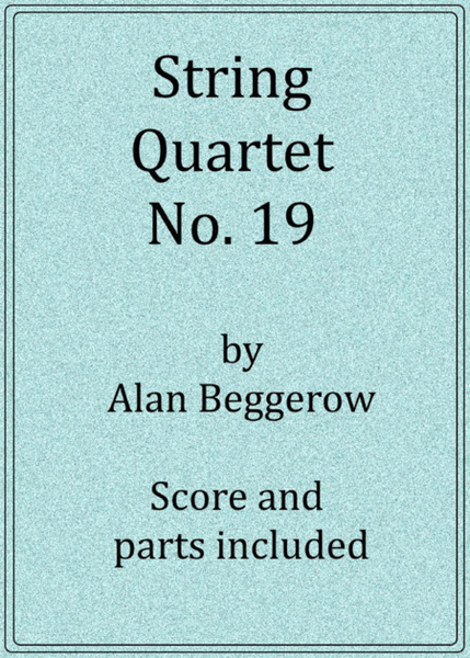 String Quartet No. 19 image number null