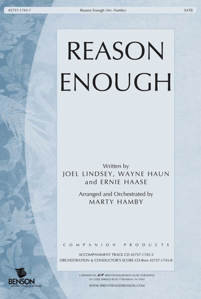 Reason Enough Jesus Satb