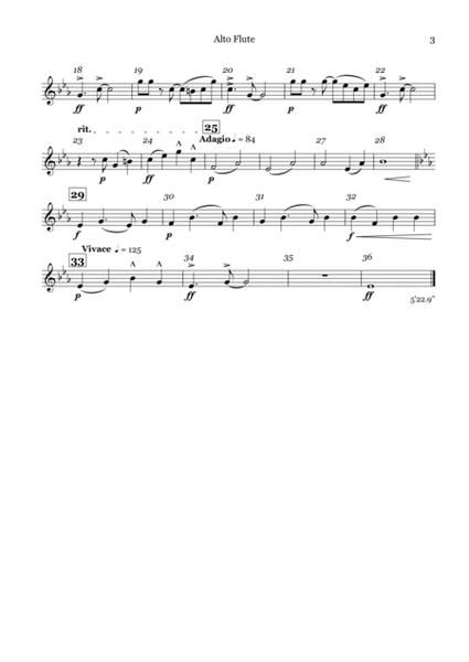 Moon Dances - for flute choir - Parts