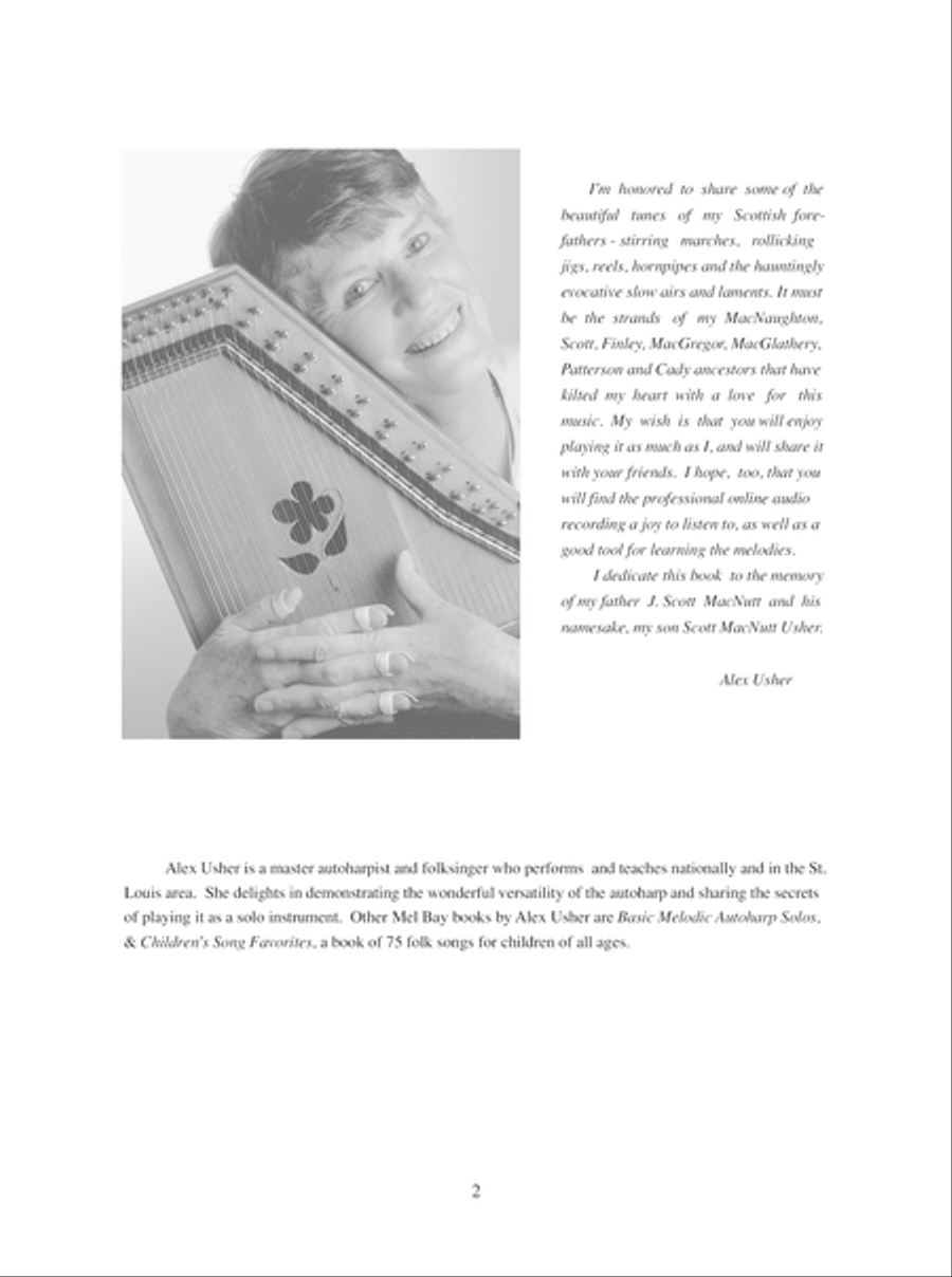 Scottish Airs and Ballads for Autoharp Autoharp scores gallery preview page 3