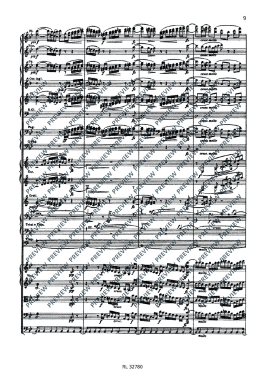 Pohjola's Daughter Orchestra scores gallery preview page 10