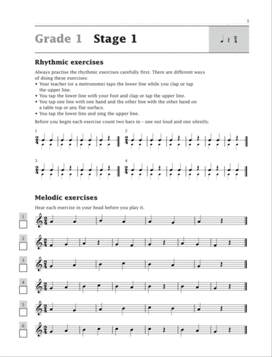 Improve Your Sight-Reading! Saxophone, Grades 1-5 Saxophone scores gallery preview page 2