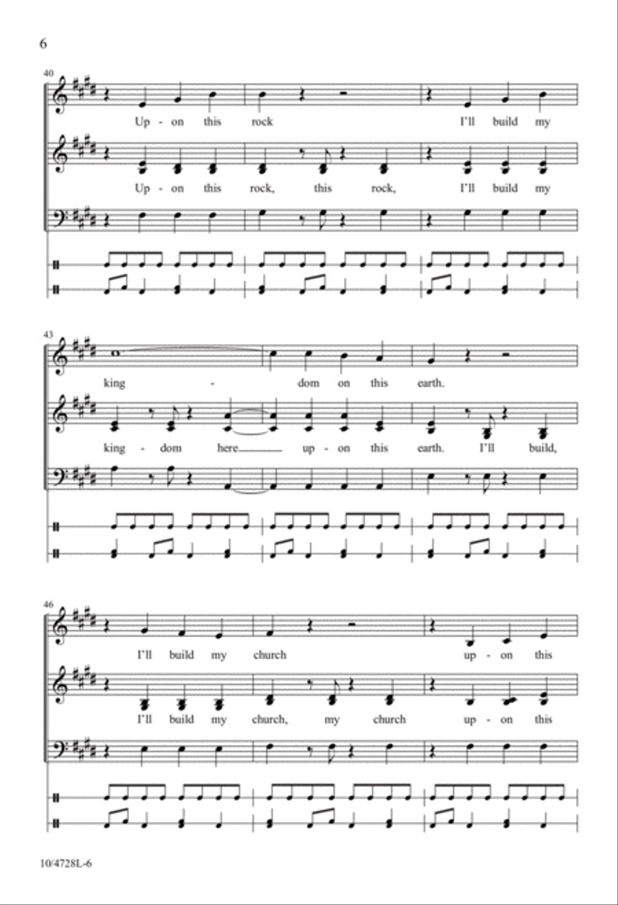 Upon This Rock 3-Part scores gallery preview page 6
