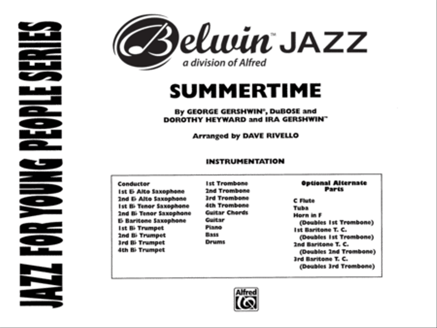 Summertime Jazz Ensemble scores gallery preview page 2