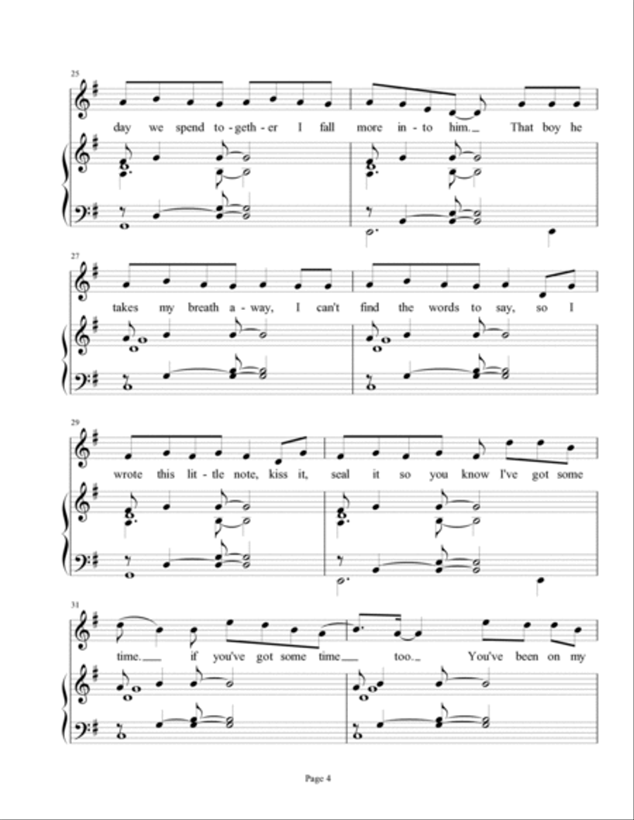 Good Lookin Voice scores gallery preview page 4