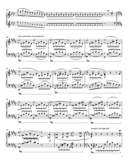 Liszt - Liebestraum No. 3 in A♭ Major S.541 - Original For Piano Solo With Fingered image number null